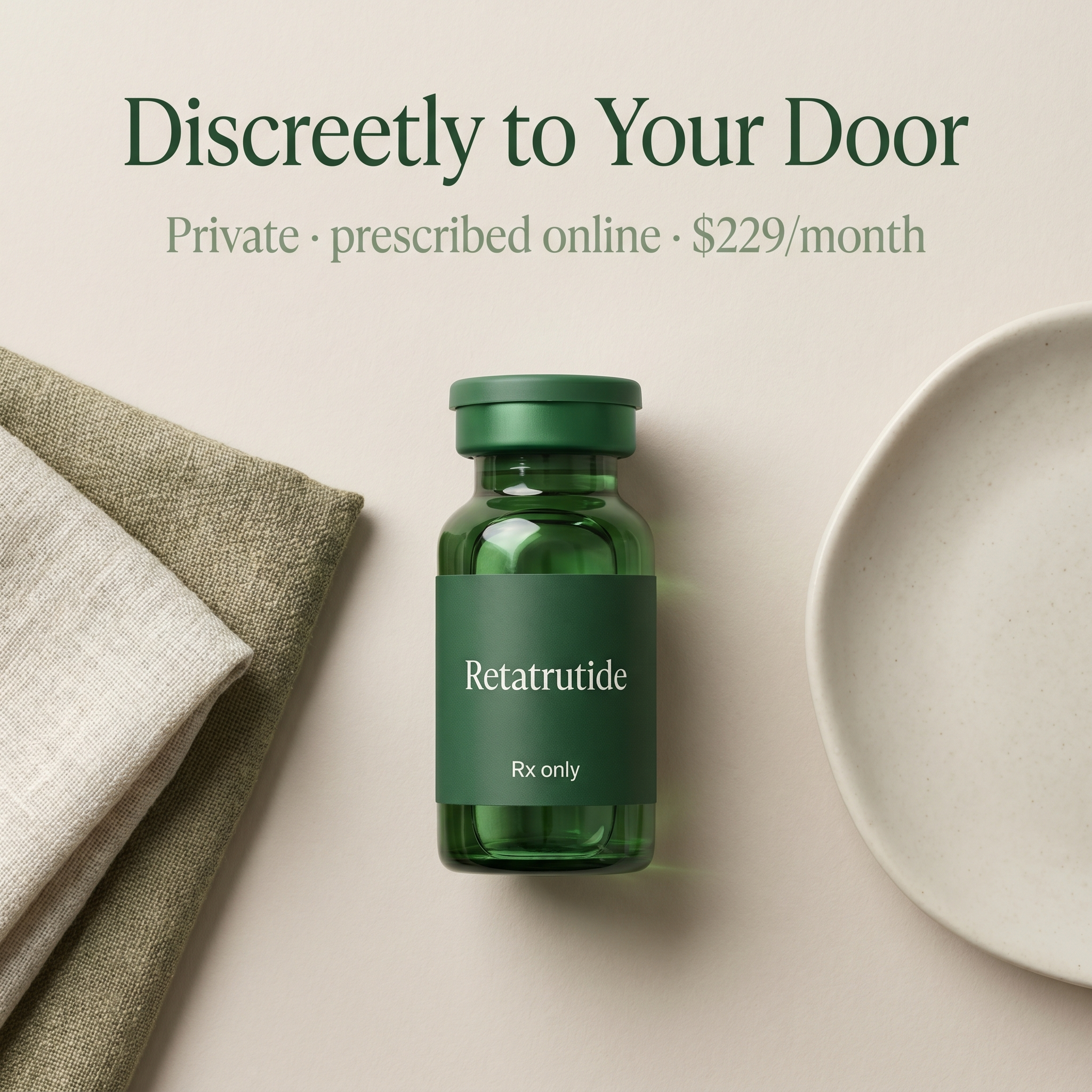 Dr. Daniel Whitman Facebook ad: Retatrutide - Only $229/mo