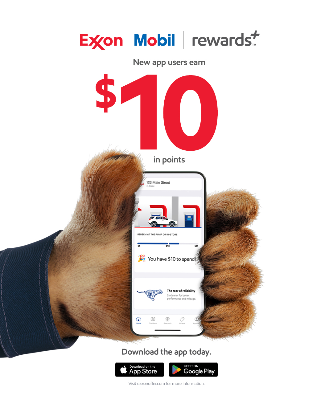 Exxon Fuels Facebook ad