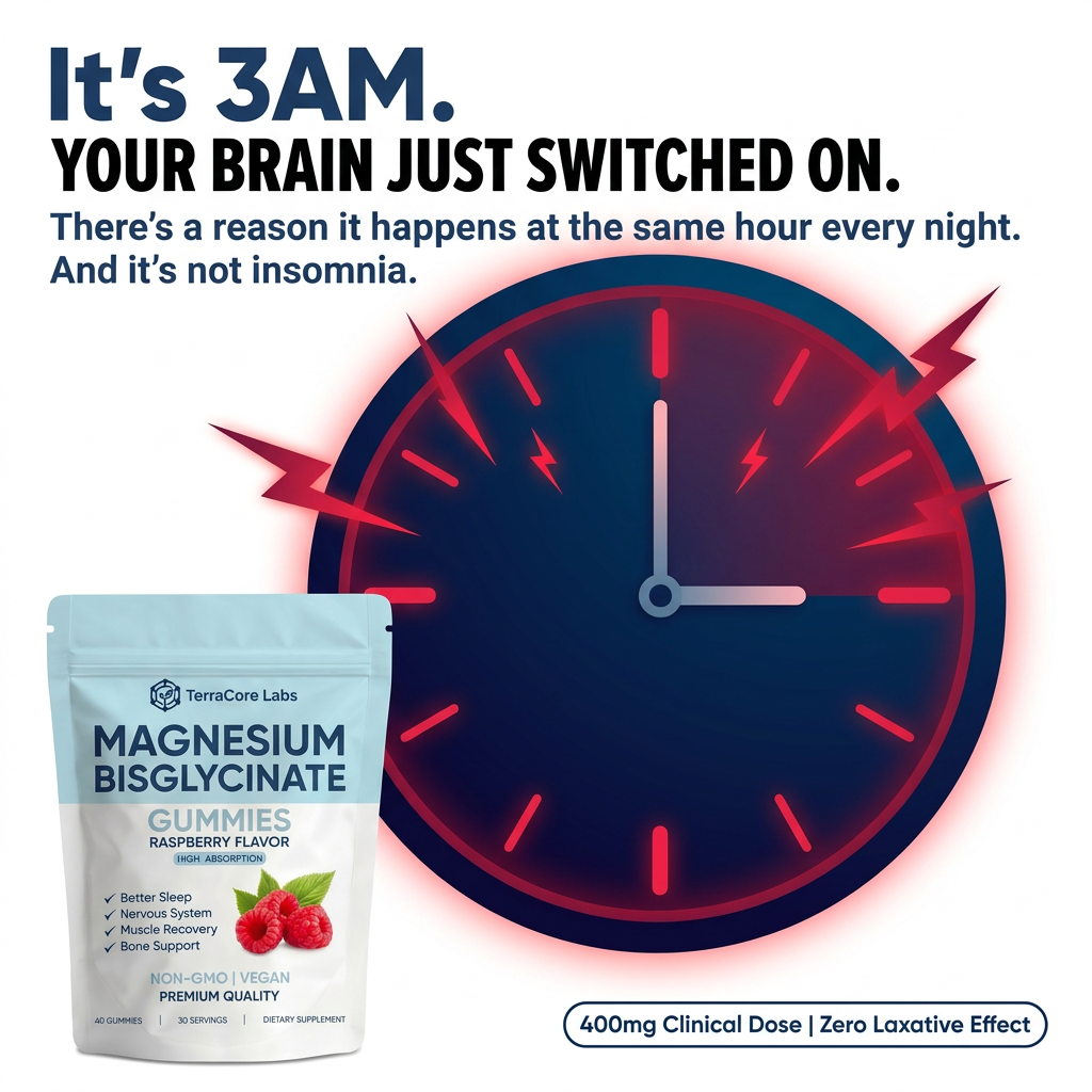 TerraCore Labs Facebook ad: Clinically Dosed Magnesium with No Fillers