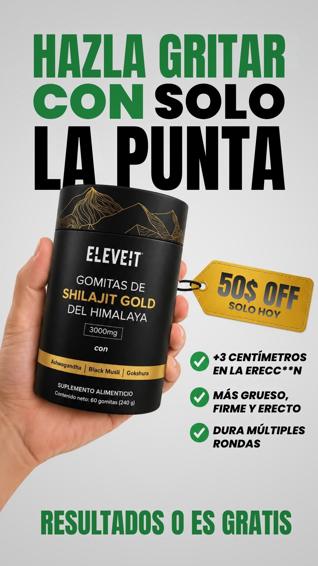 Eleveit Mex Facebook ad: 90 DÍAS GARANTÍA REEMBOLSO