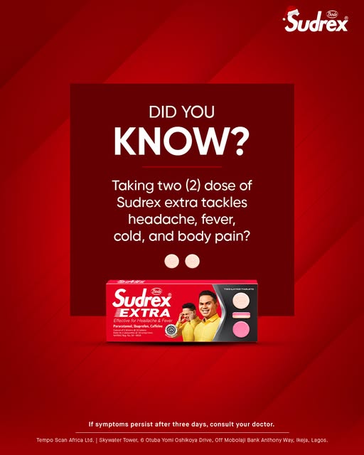 Sudrex Nigeria Facebook ad: When Should You Use Sudrex Extra?