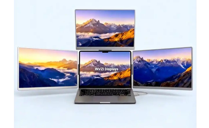 Lily Bdr Facebook ad: NEW 14 Portable Quad Monitor - Triple Laptop Screen…