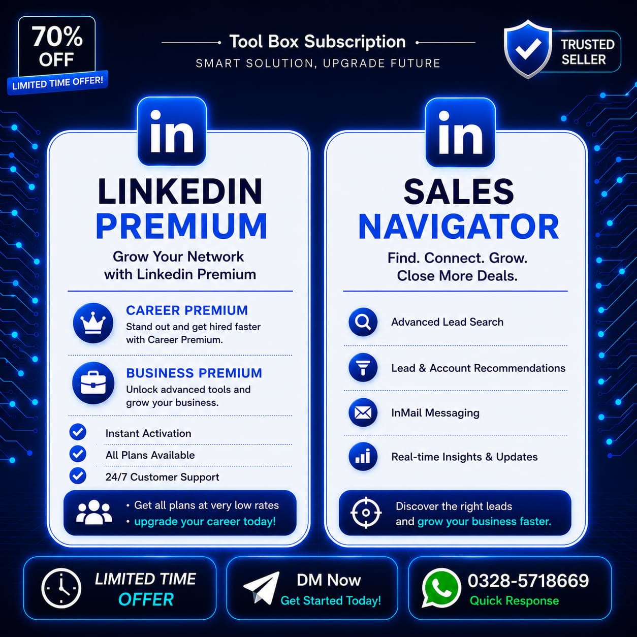 Tool BoxX Facebook ad: Upgrade your skill. Upgrade your Career