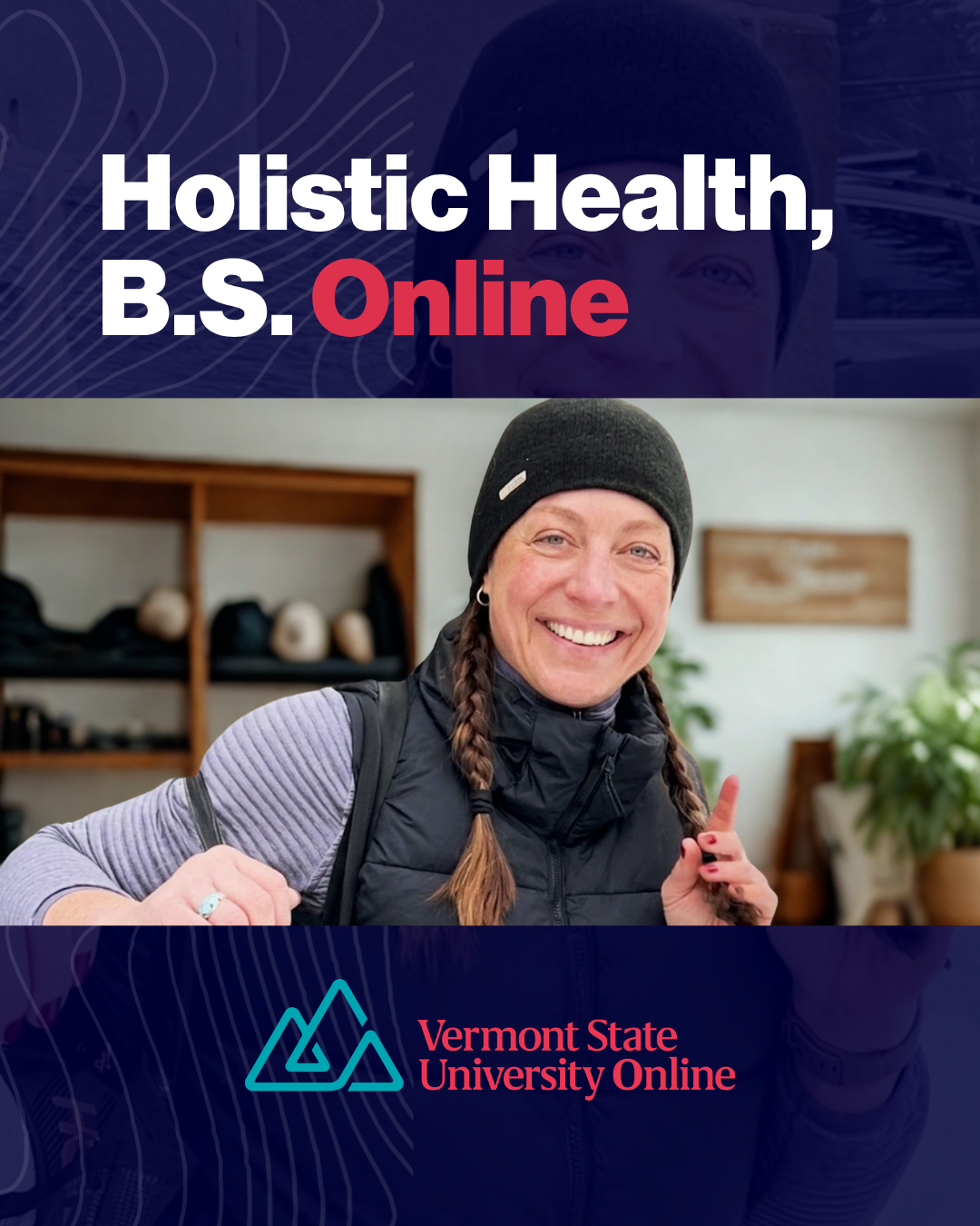 Vermont State University Facebook ad: Make Your Calling Your Career