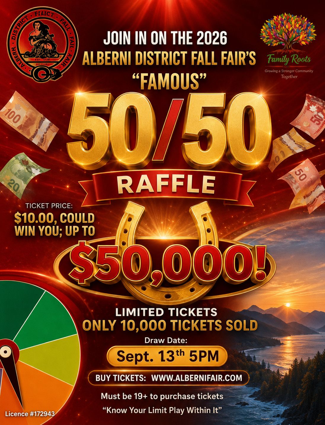 Alberni District Fall Fair Facebook ad: Ticket Owl