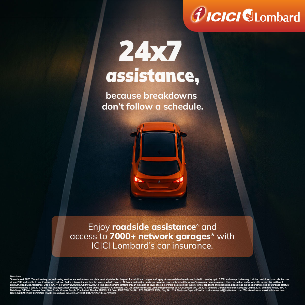 ICICI Lombard Facebook ad
