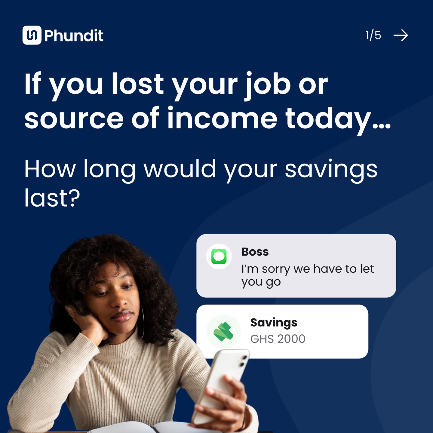 Phundit Facebook ad: Most people don’t think about this… until it…