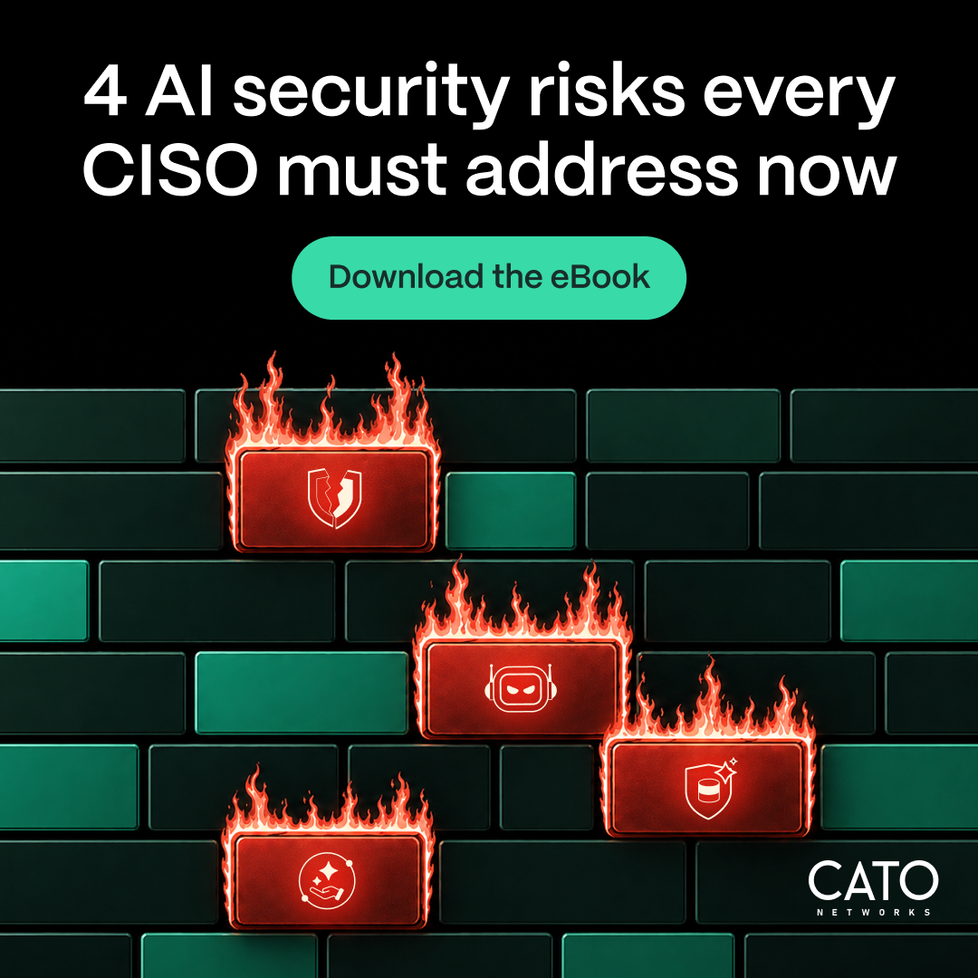 Cato Networks Facebook ad: AI risk guide for IT