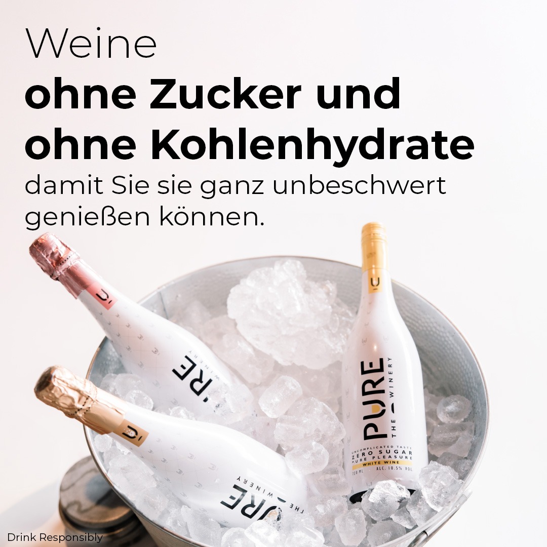PURE the Winery De Facebook ad: PURE Zero Sugar Wine