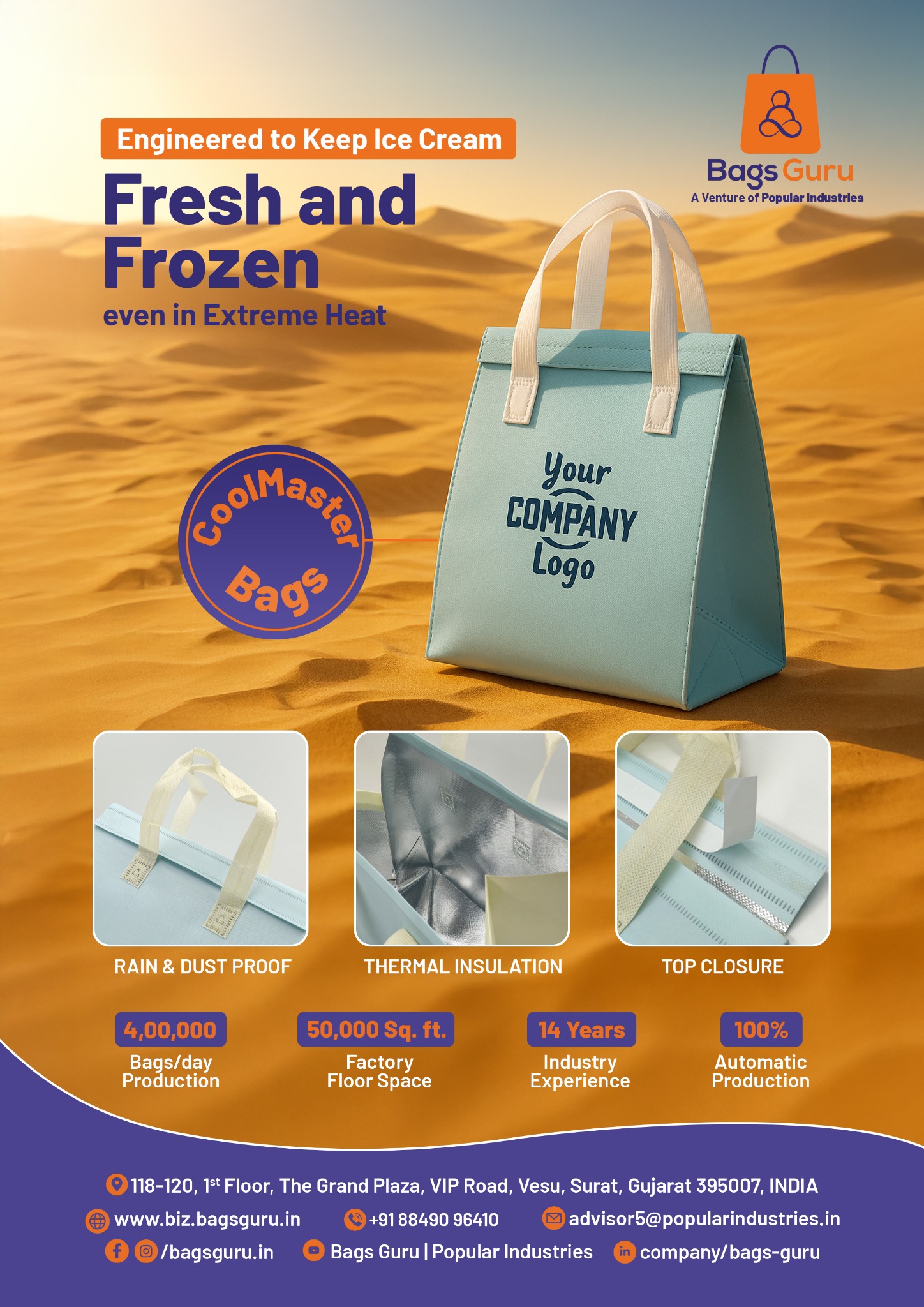 Bagsguru.in Facebook ad: Eco Friendly Non-Woven Bags | 100% Recyclable & Reusable…