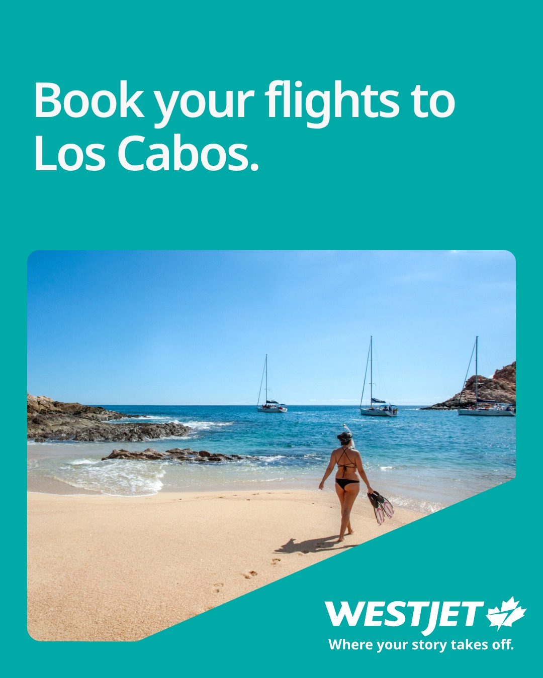 WestJet Facebook ad