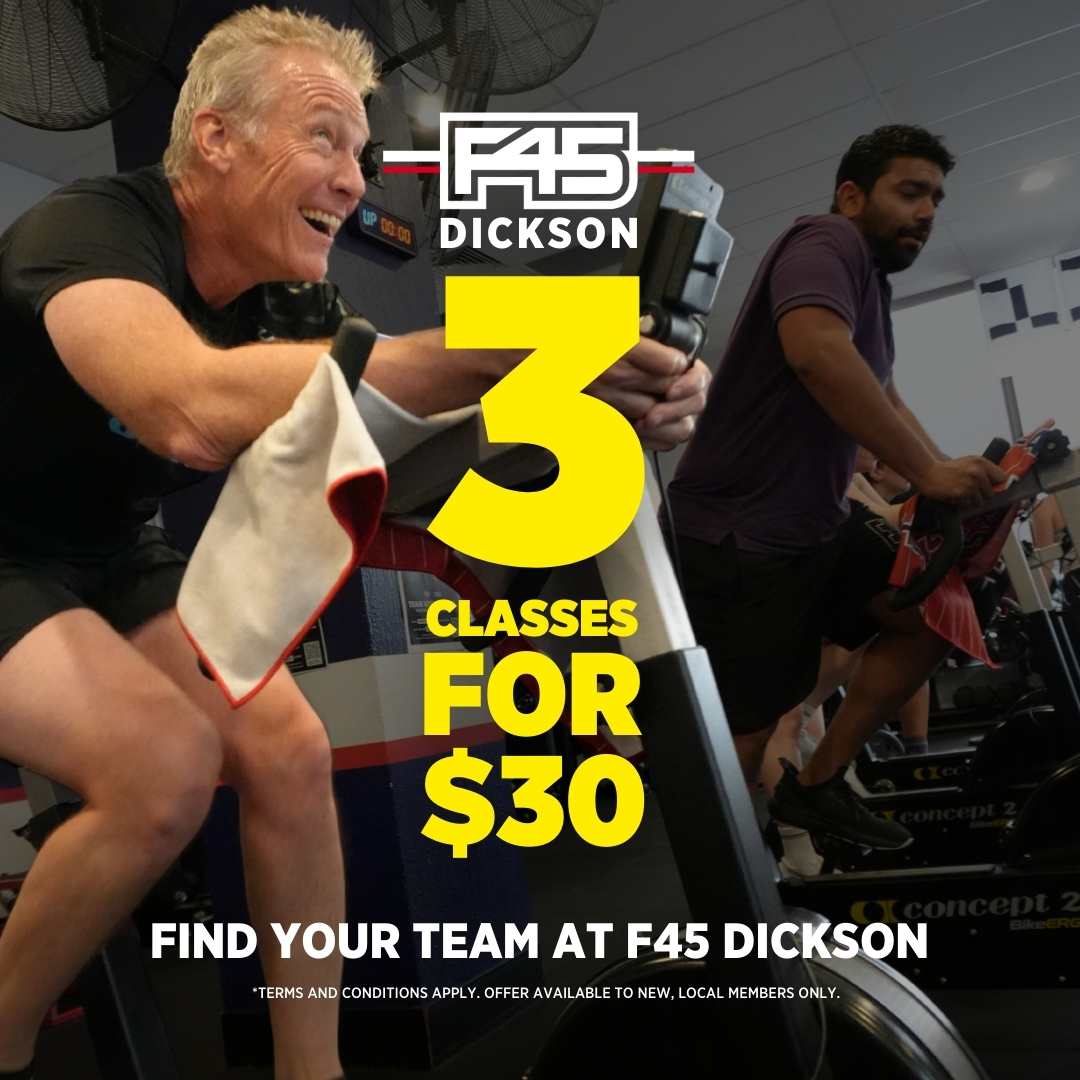 F45 Training Dickson Facebook ad