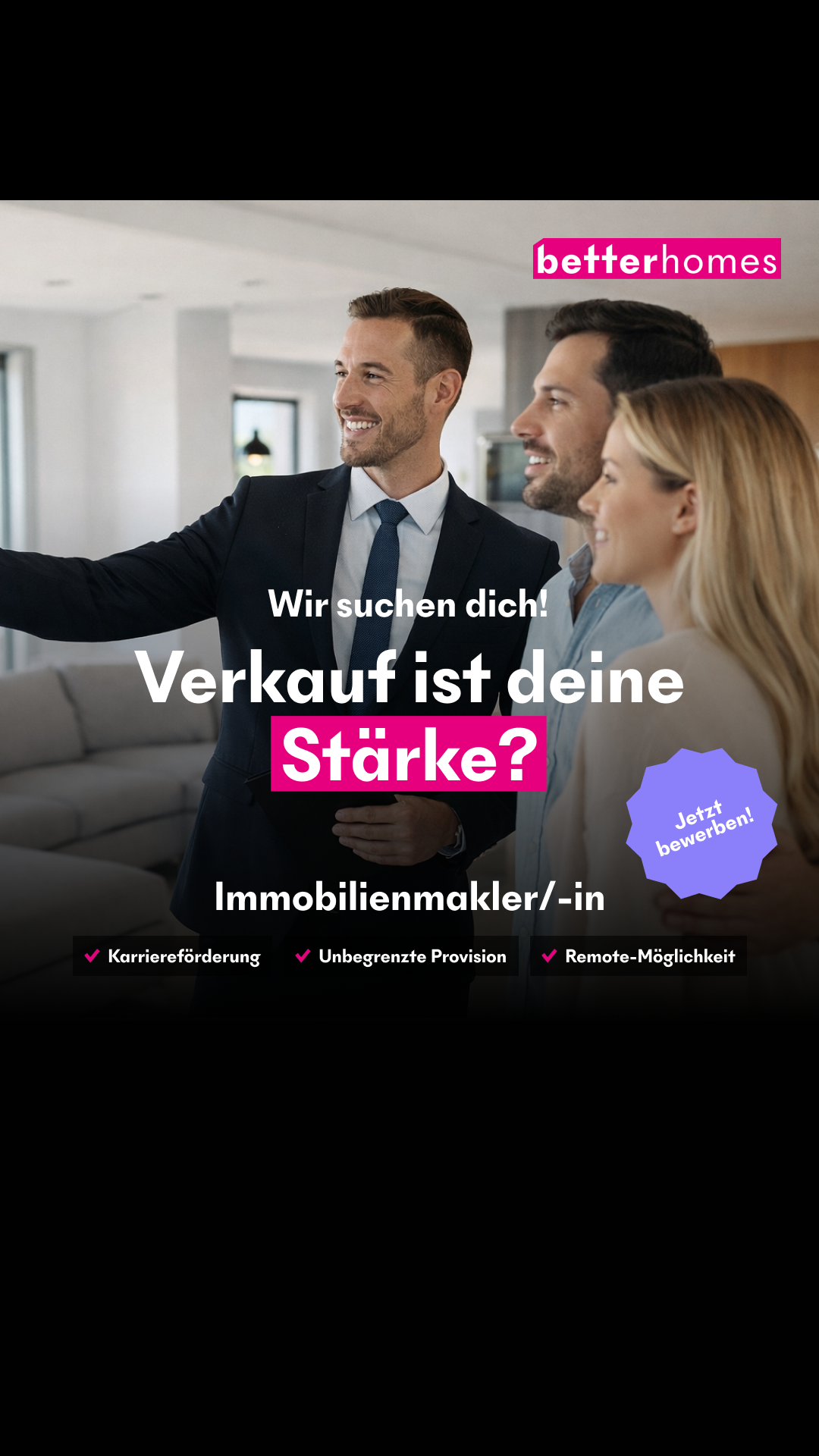 Betterhomes Schweiz Facebook ad from May 6, 2026