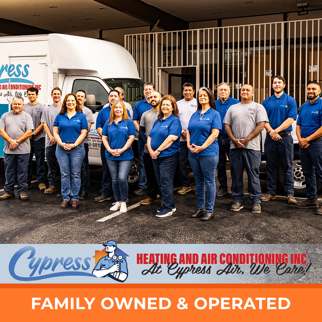 Cypress Air Conditioning, Heating & Plumbing Facebook ad: Your HVAC system deserves expert care, and Cypress…