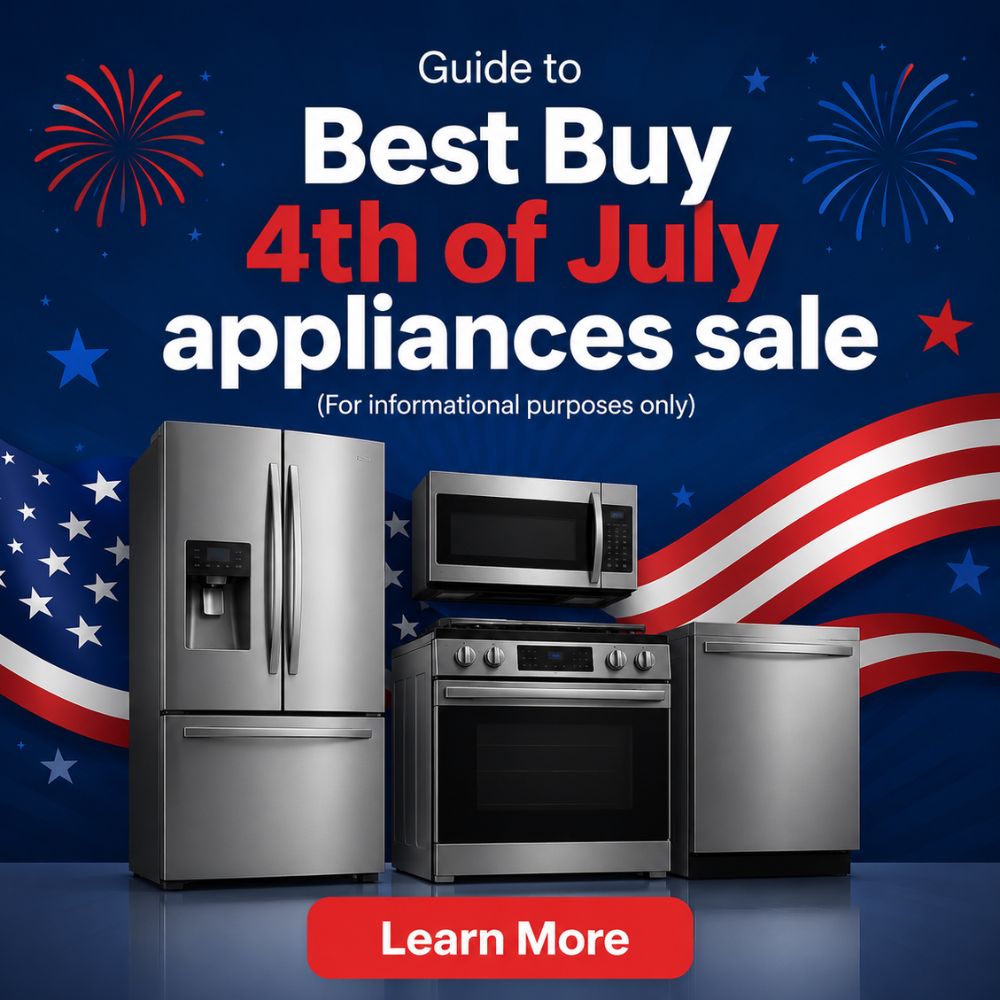Daily Discover Facebook ad: Best Buy 4th of July Appliances Sale: Home Electronics…