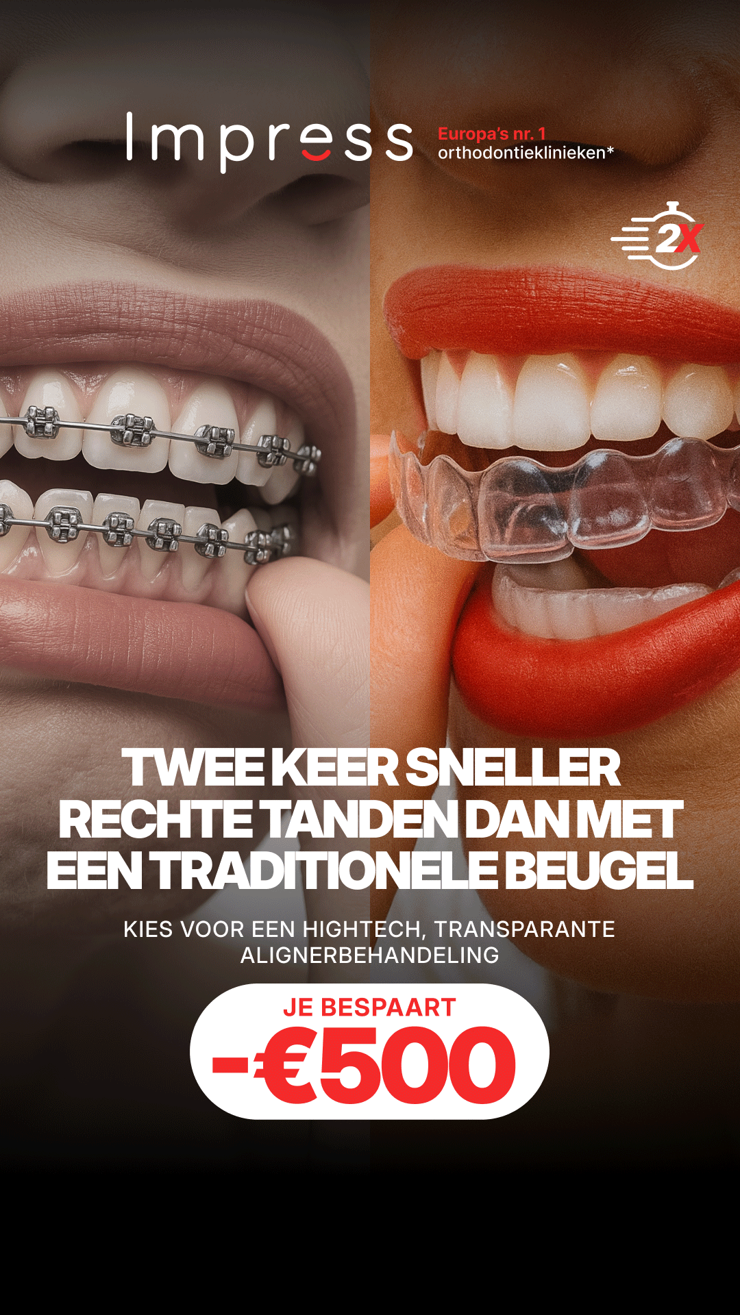 Impress Nederland Aligners Facebook ad