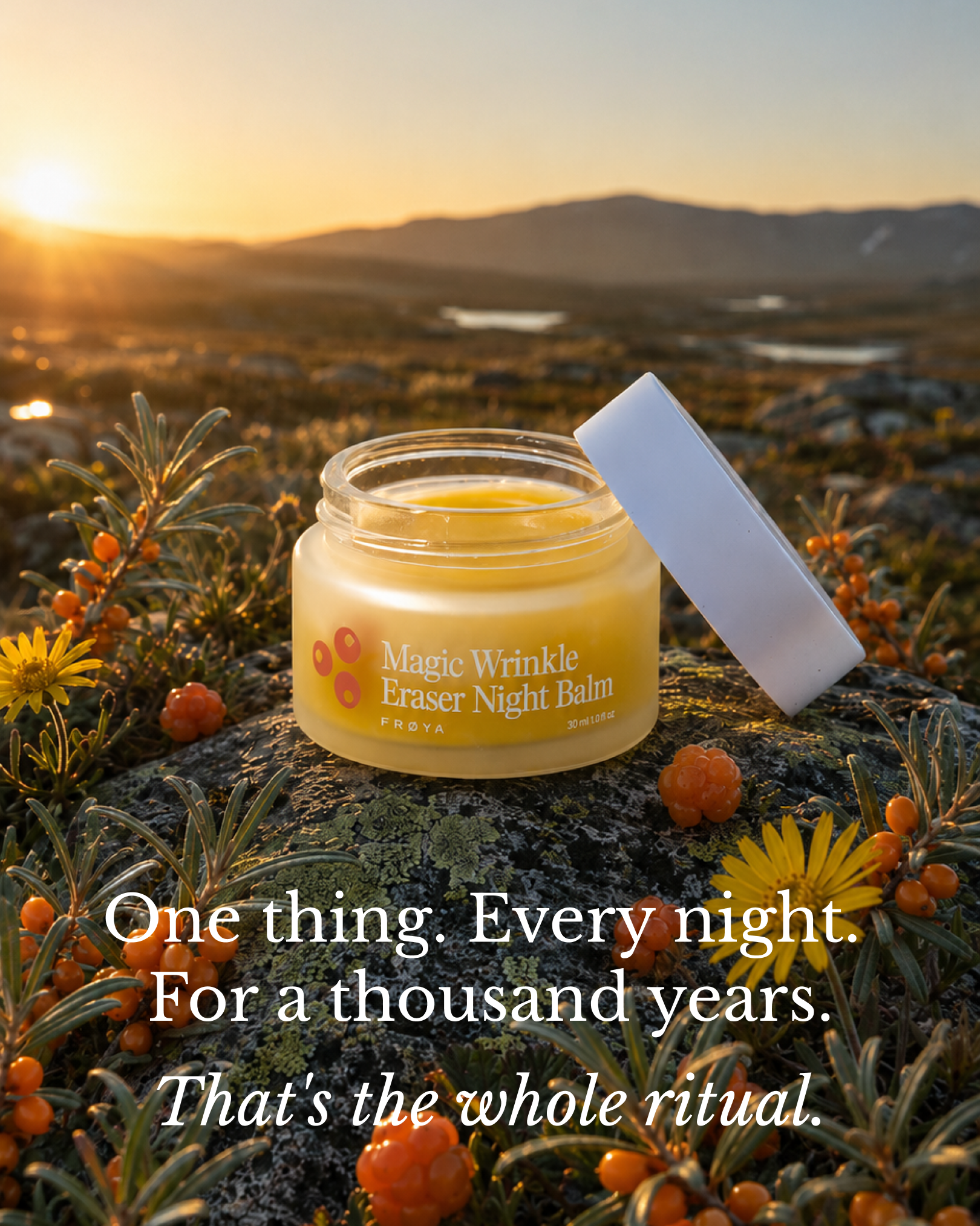 Frøya Organics Facebook ad