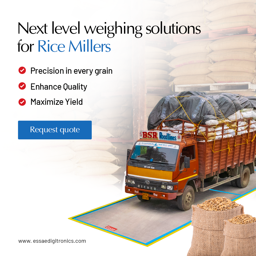 Essae Digitronics Facebook ad: Achieve Milling Excellence with Accurate Weighing!