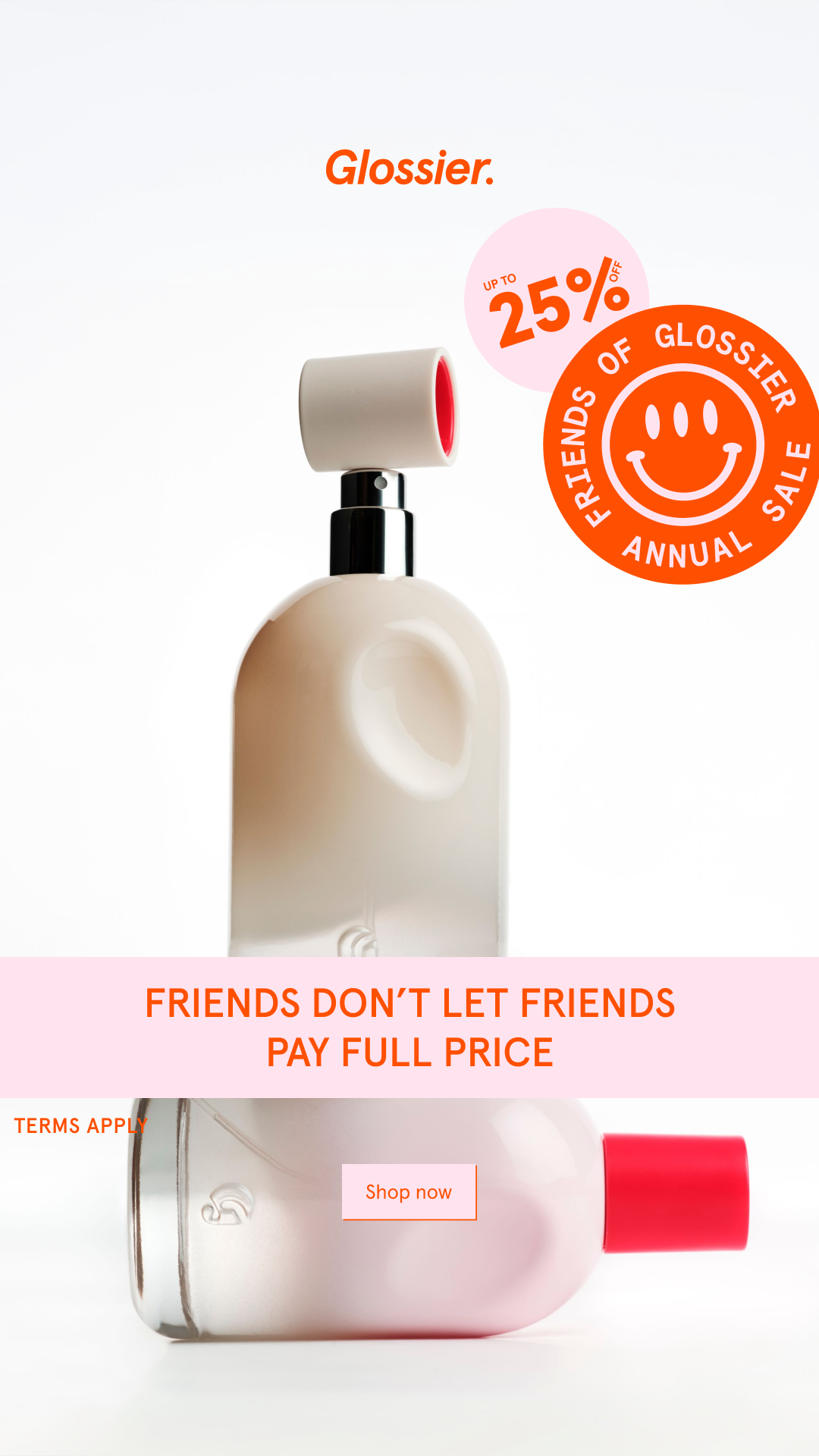 Glossier Facebook ad