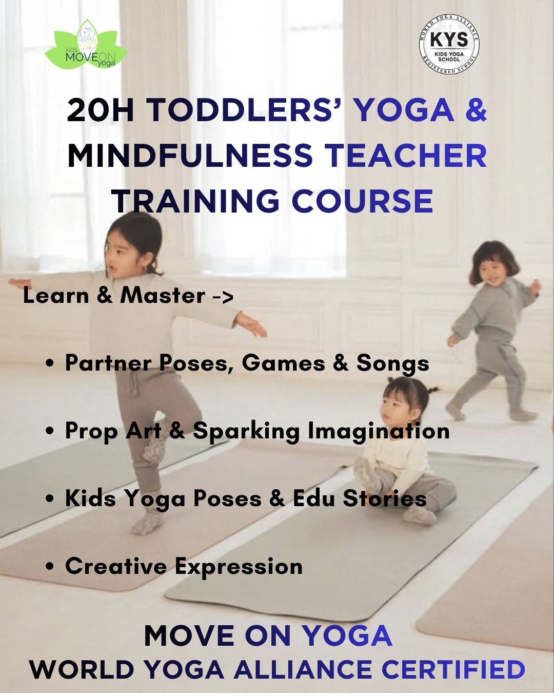 MOVE ON YOGA DUBAI Facebook ad: Become a Leader in Children’s Wellness