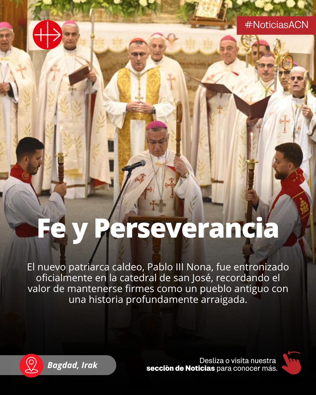 ACN - Aid to the Church in Need Facebook ad: ¡Una fe que resiste a pesar de los…