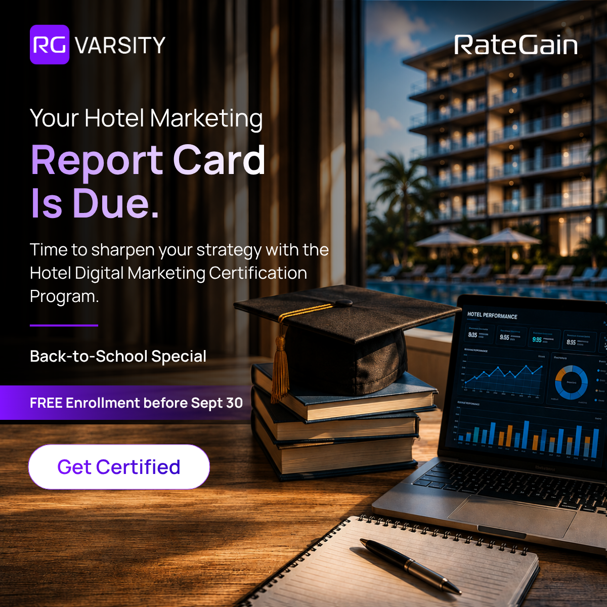 RateGain Facebook ad