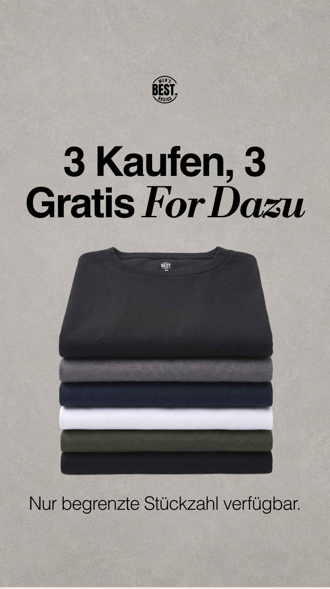 Men's Best Basics Facebook ad