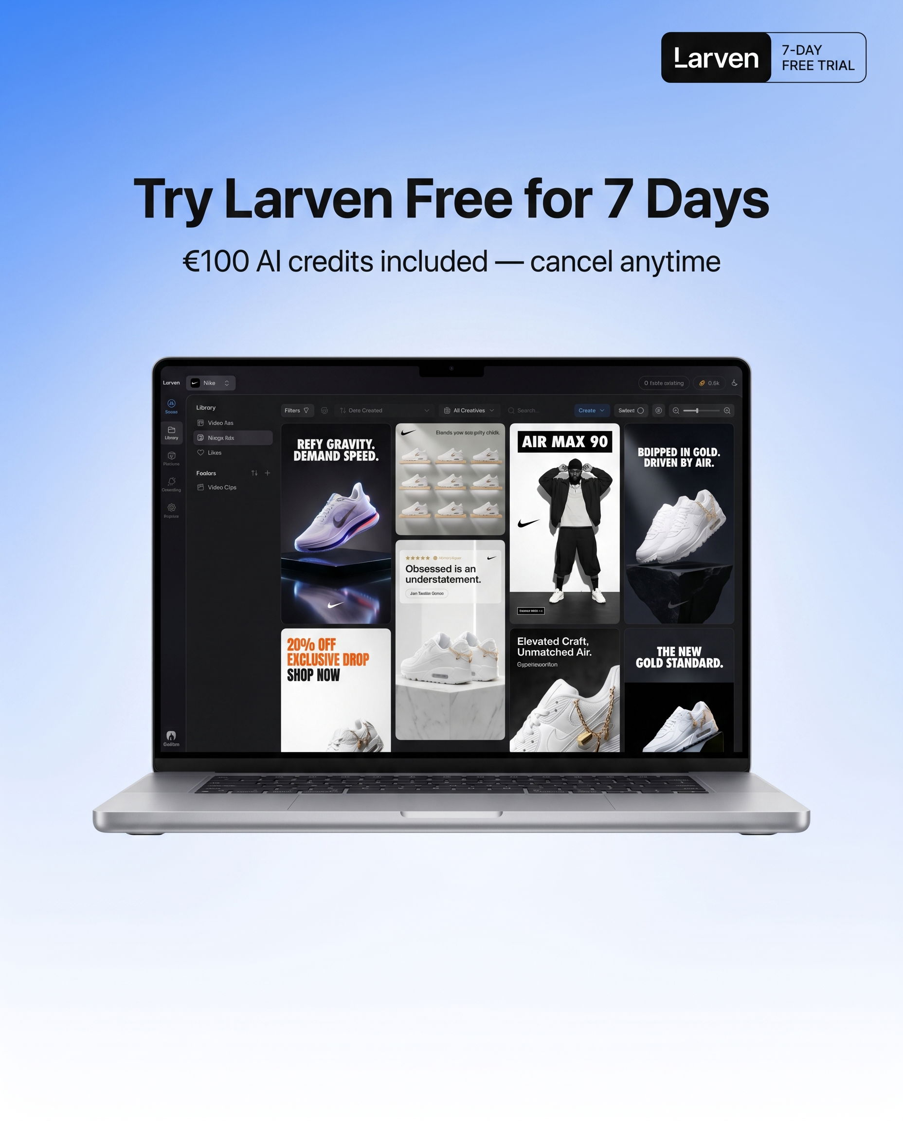 Larven AI Facebook ad