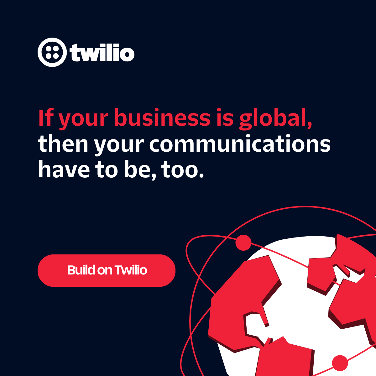 Twilio Facebook ad