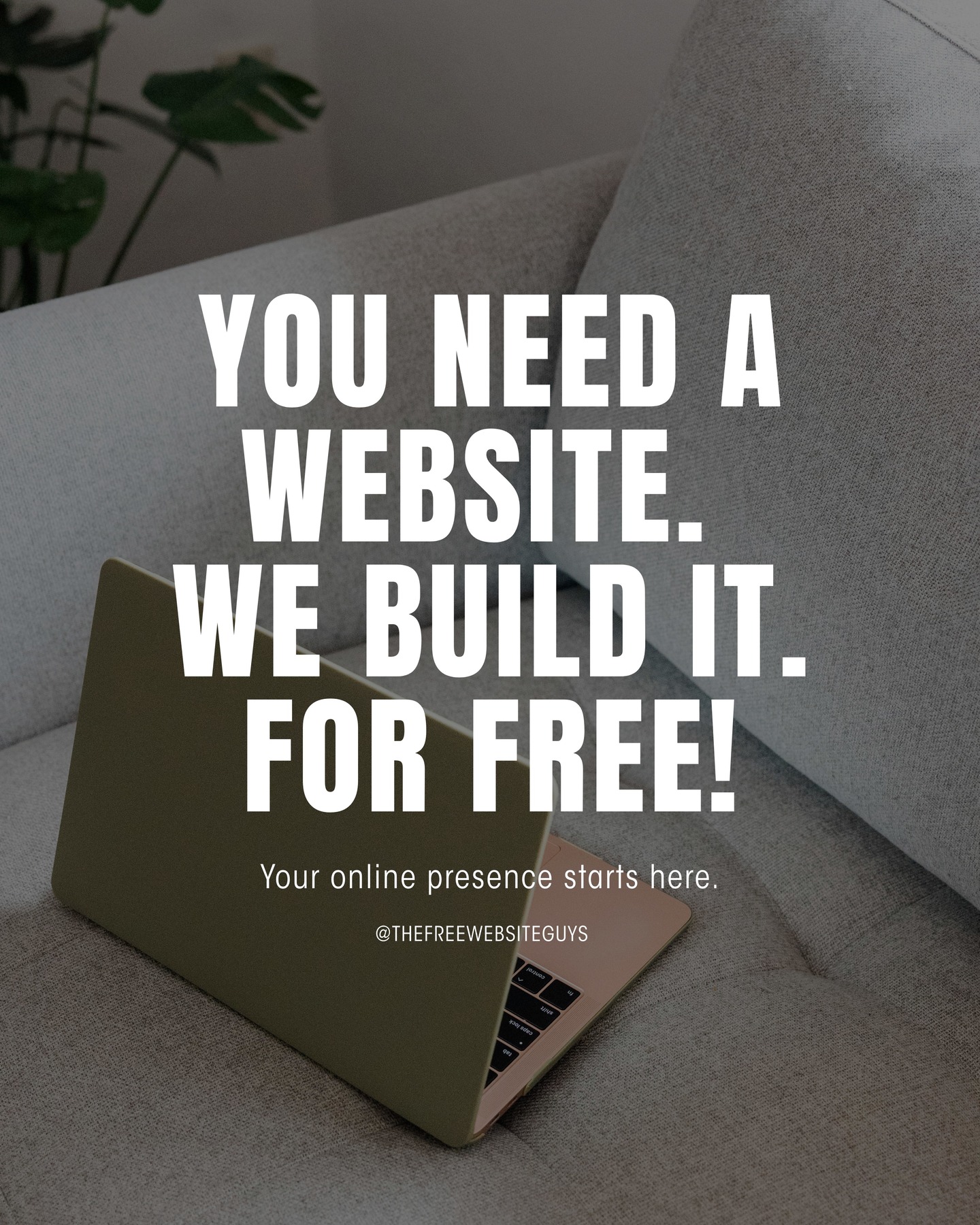 The Free Website Guys Facebook ad