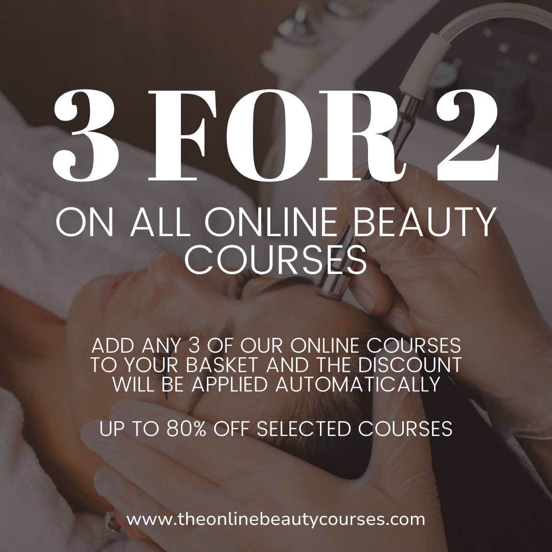 The Online Beauty Courses Facebook ad