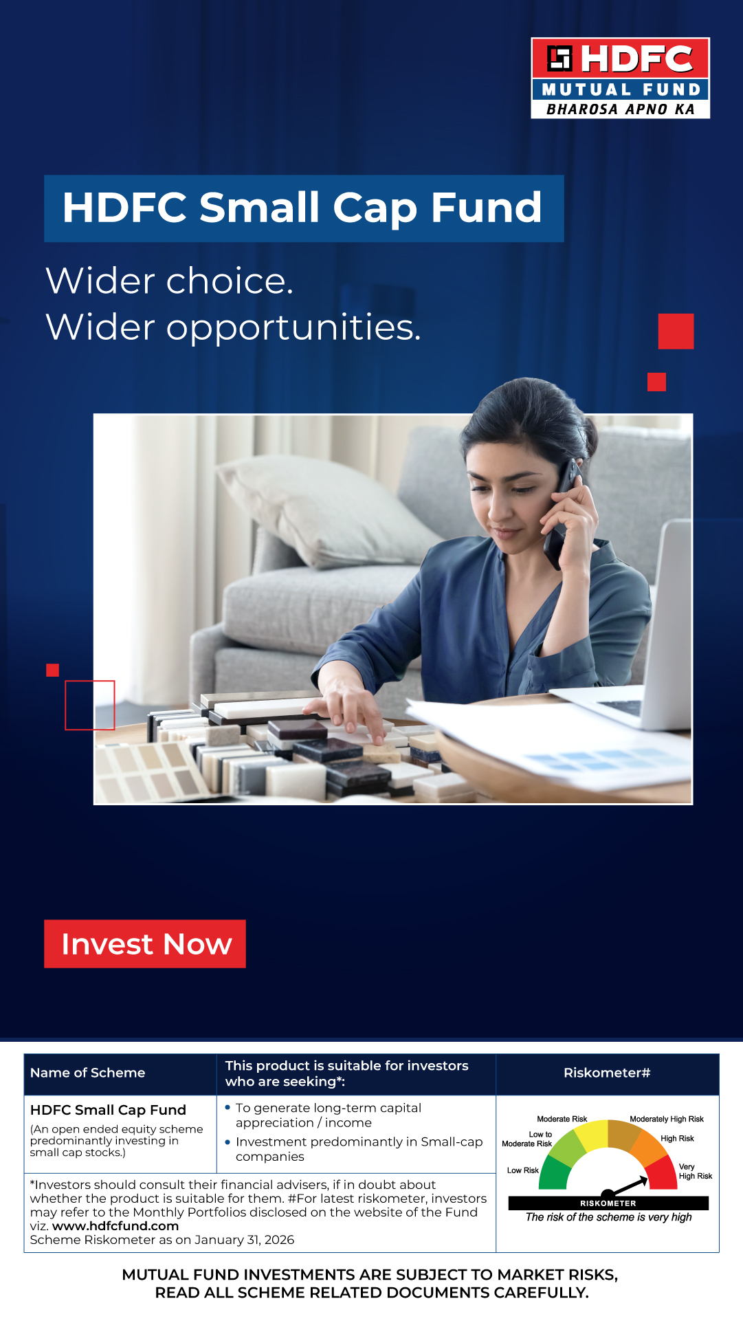 HDFC Mutual Fund Facebook ad