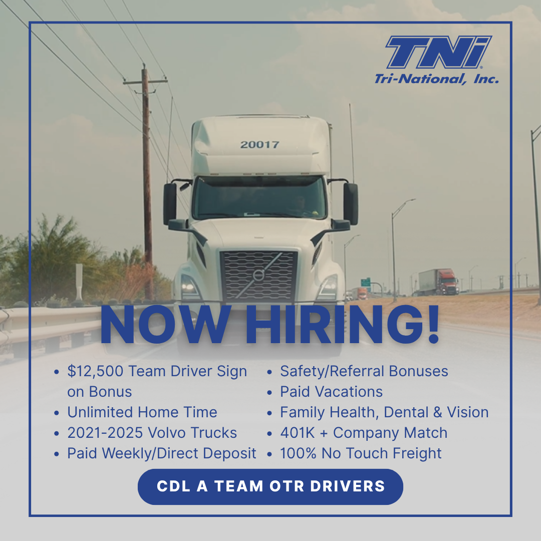 Tri-National, INC. Facebook ad: Call (866) 378-5071 or Quick Apply below!