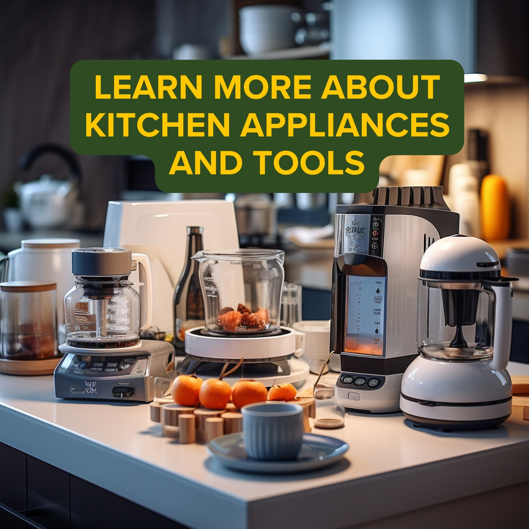 Info Network Facebook ad: Learn more about kitchen appliances and tools
