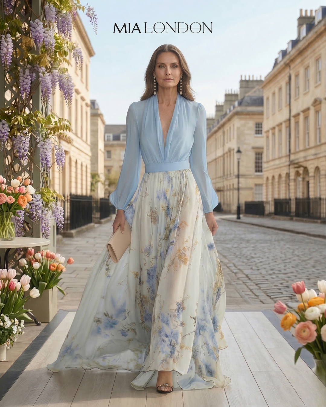 MIA London Facebook ad: Effortless Elegance, Now Up To 70% Off