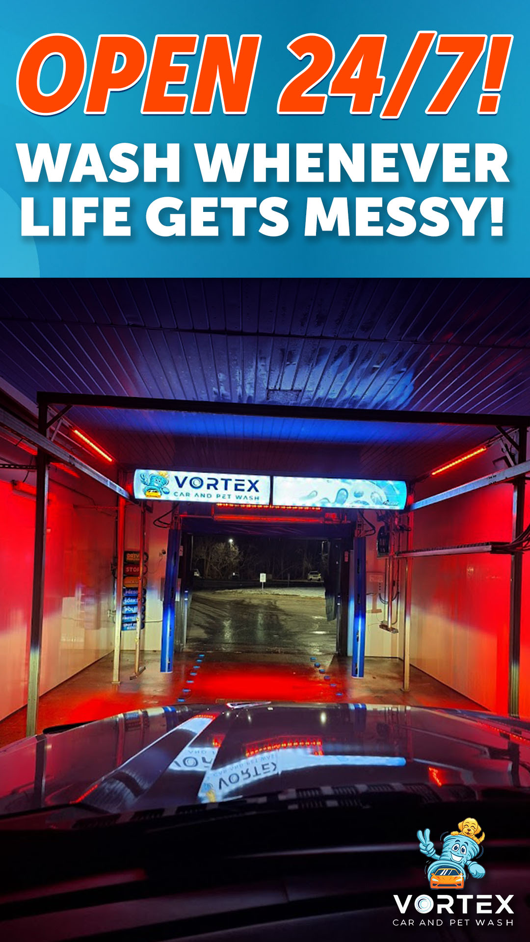 Vortex Car Wash Facebook ad from Jun 23, 2026