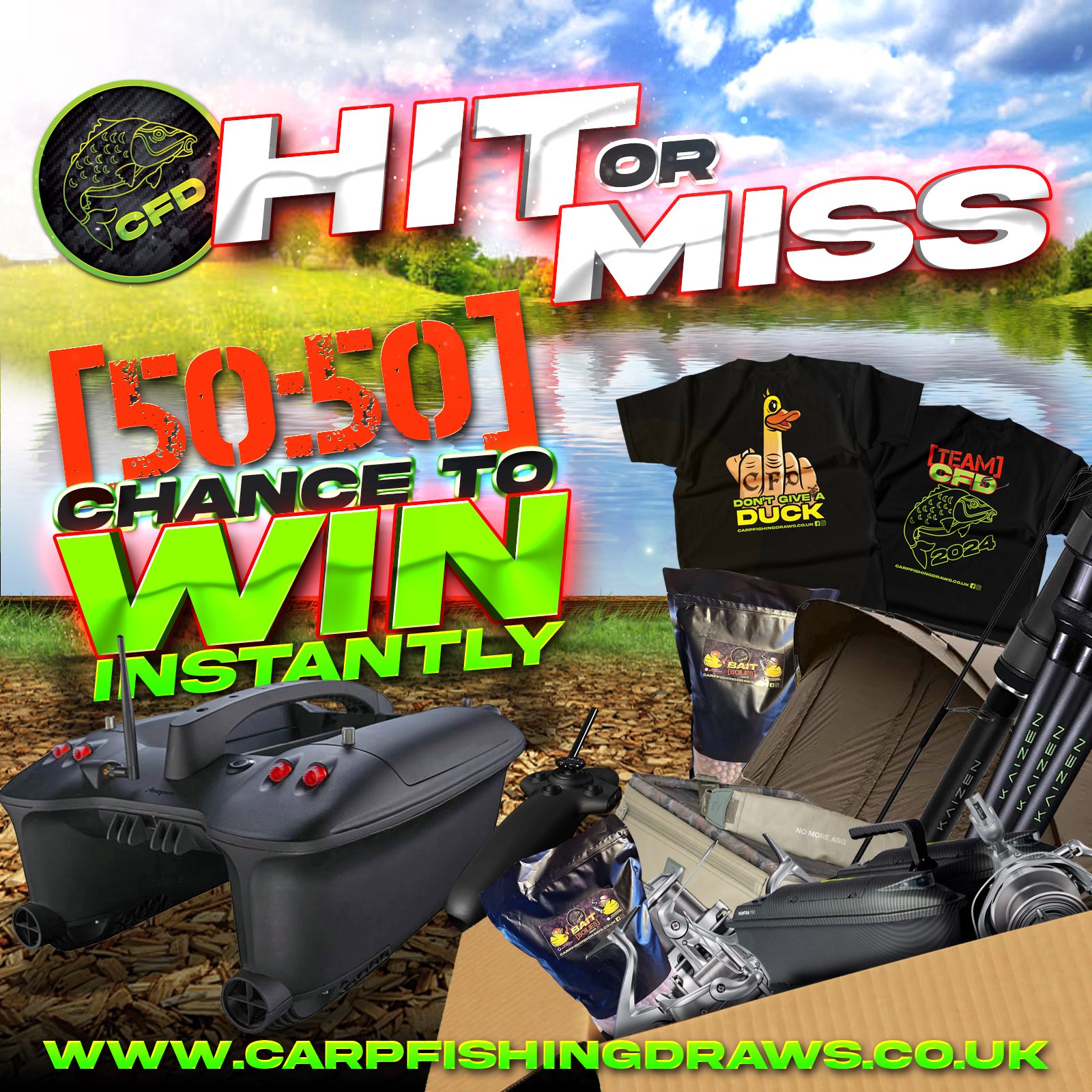 Carp Fishing Draws Facebook ad