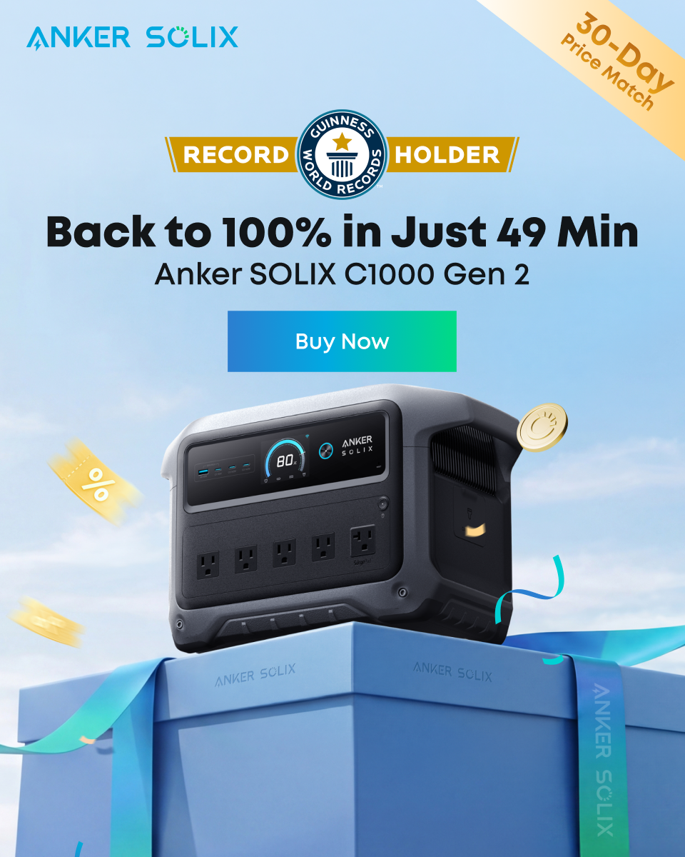 Anker SOLIX Facebook ad