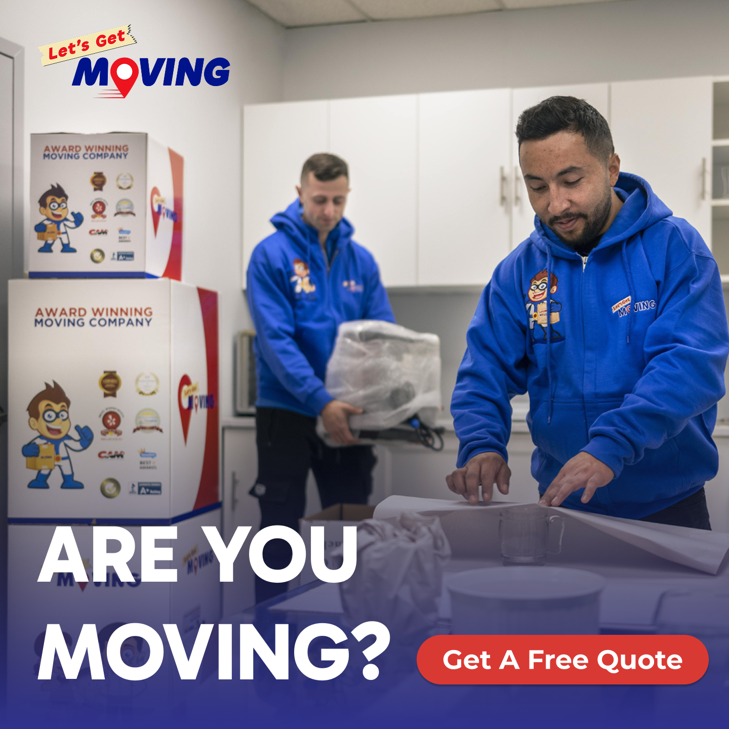 Let's Get Moving Facebook ad