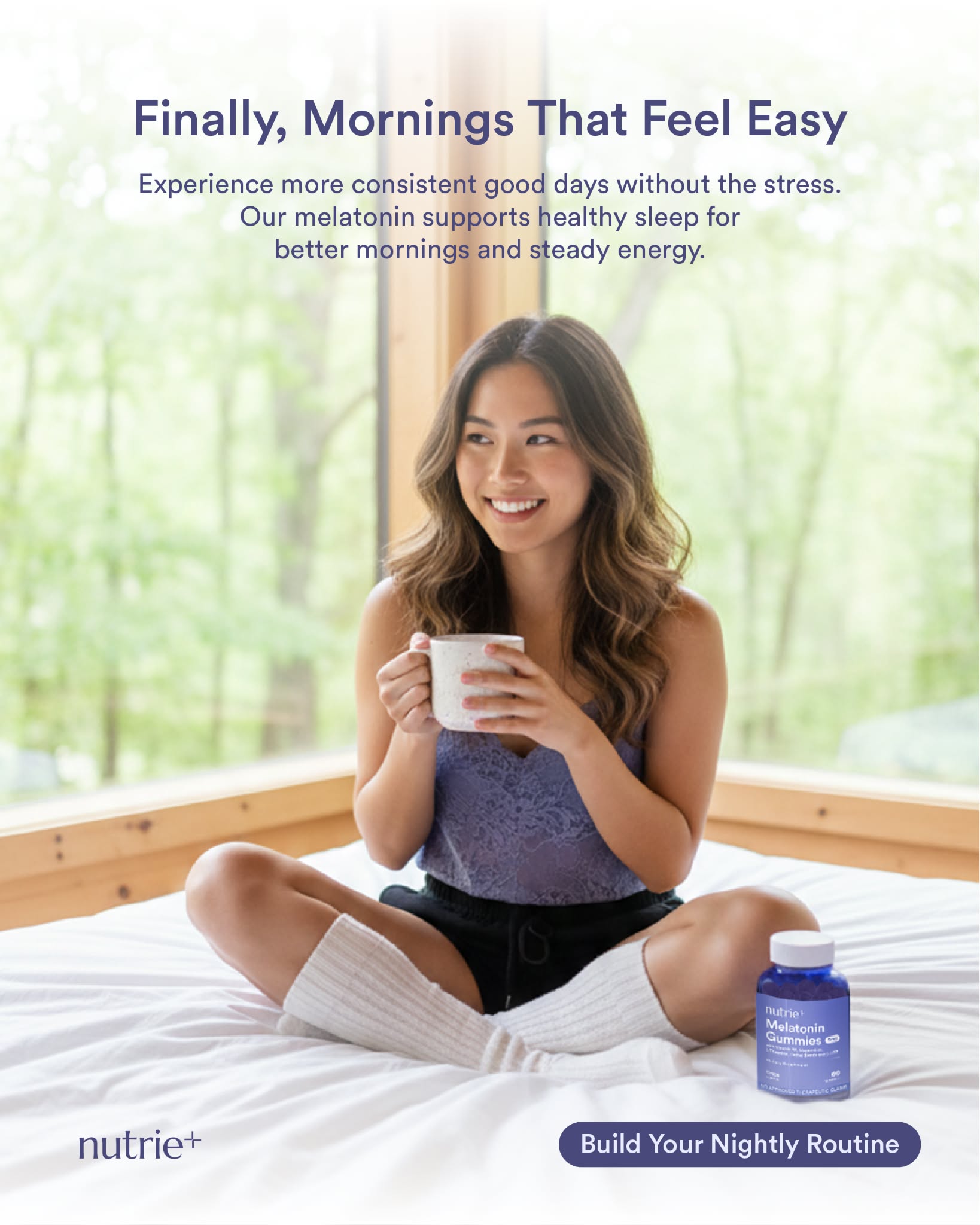 Nutrie Facebook ad: Better Nights, Better Days