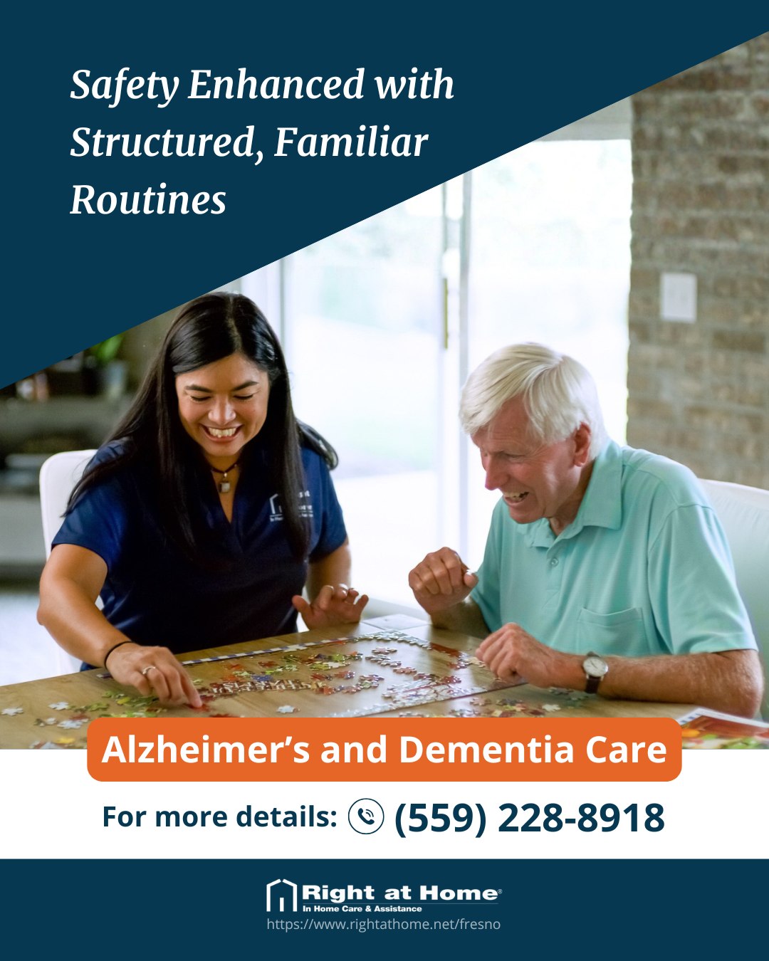 Right at Home Facebook ad: Alzheimer's Care | Dementia Care | Right at Home Fresno…
