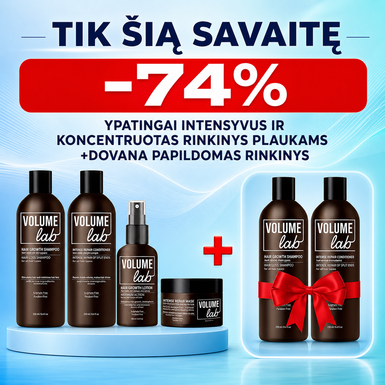 Derma DNA Lietuva Facebook ad: Geriausias pasiūlymas tavo plaukams