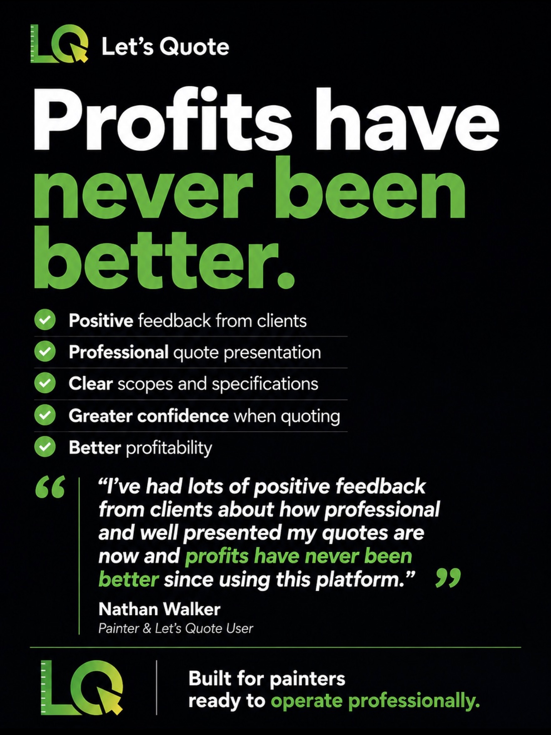 Let's Quote Facebook ad