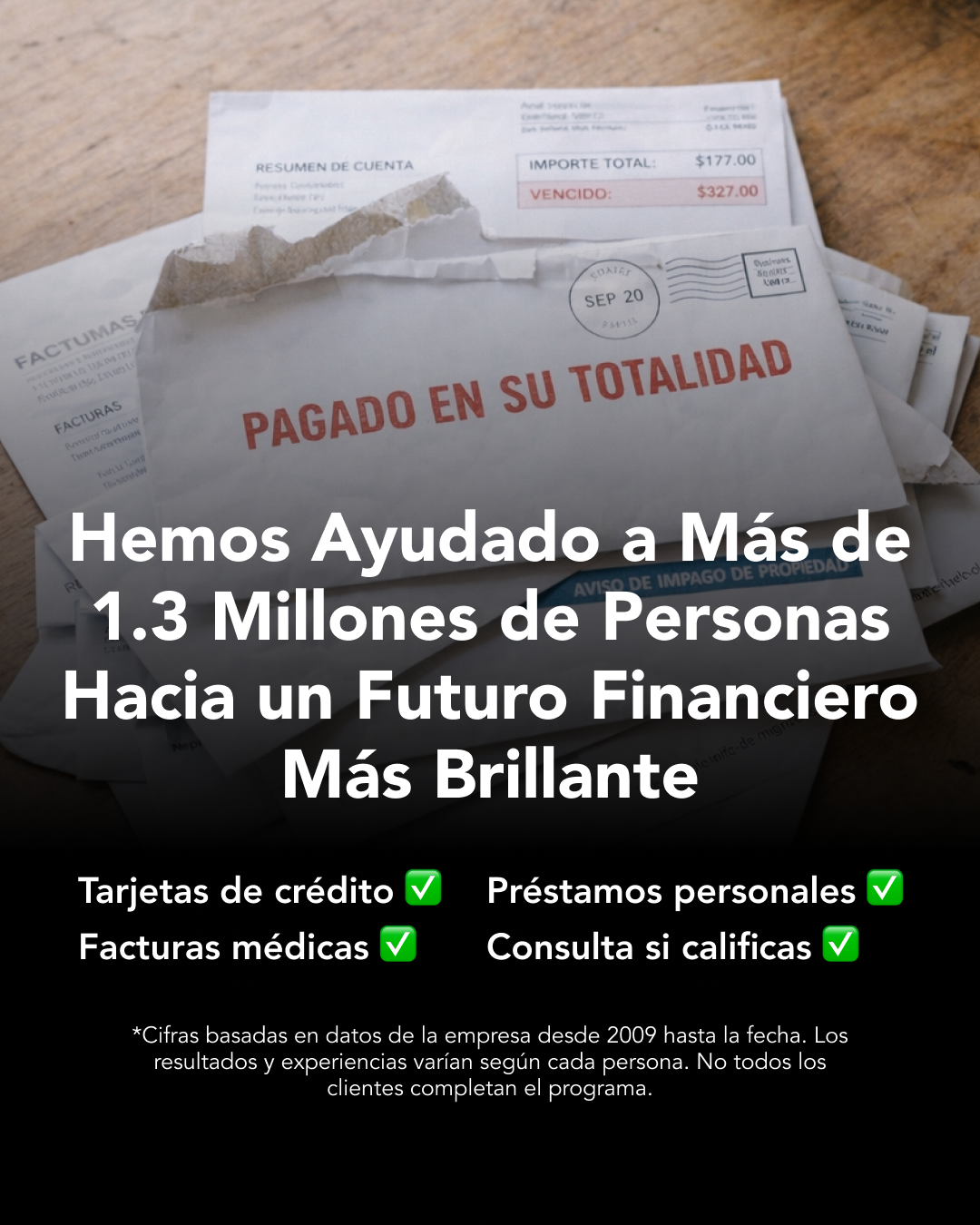 National Debt Relief Facebook ad