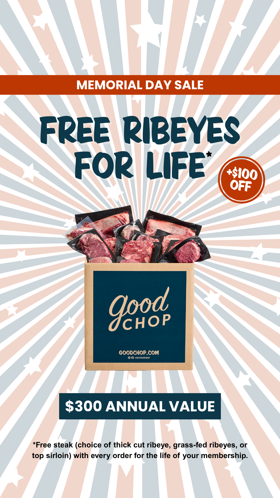 GoodChop Facebook ad