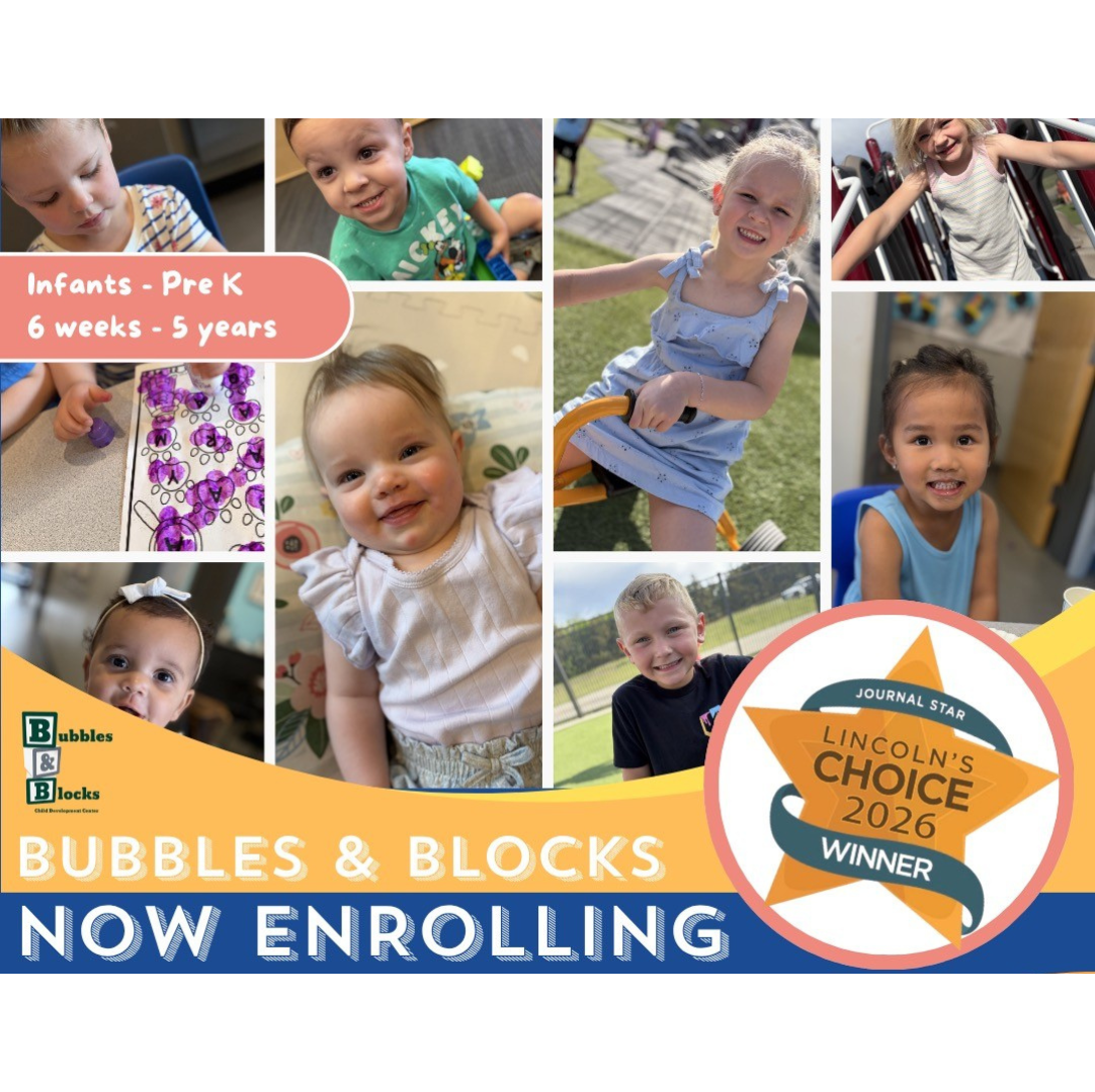 Bubbles & Blocks Child Development Center, LLC Facebook ad