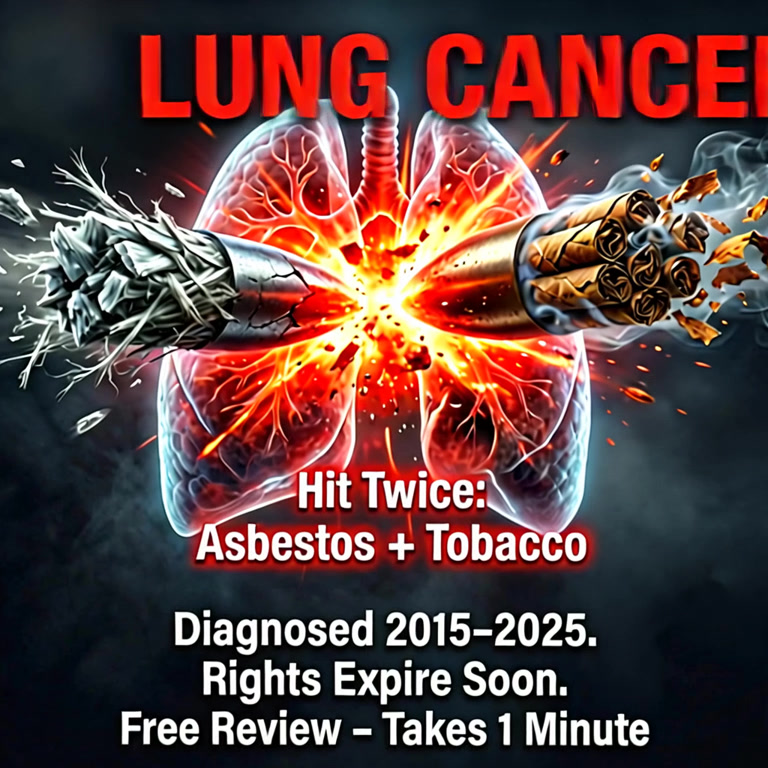 Lung Cancer Claims Facebook ad