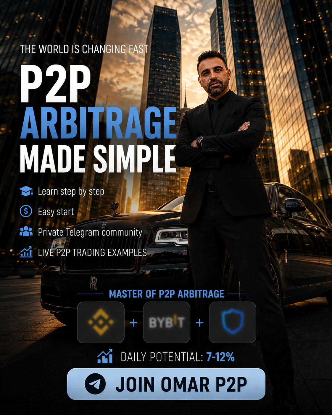 Omar coach Facebook ad: Omar | P2P Trade