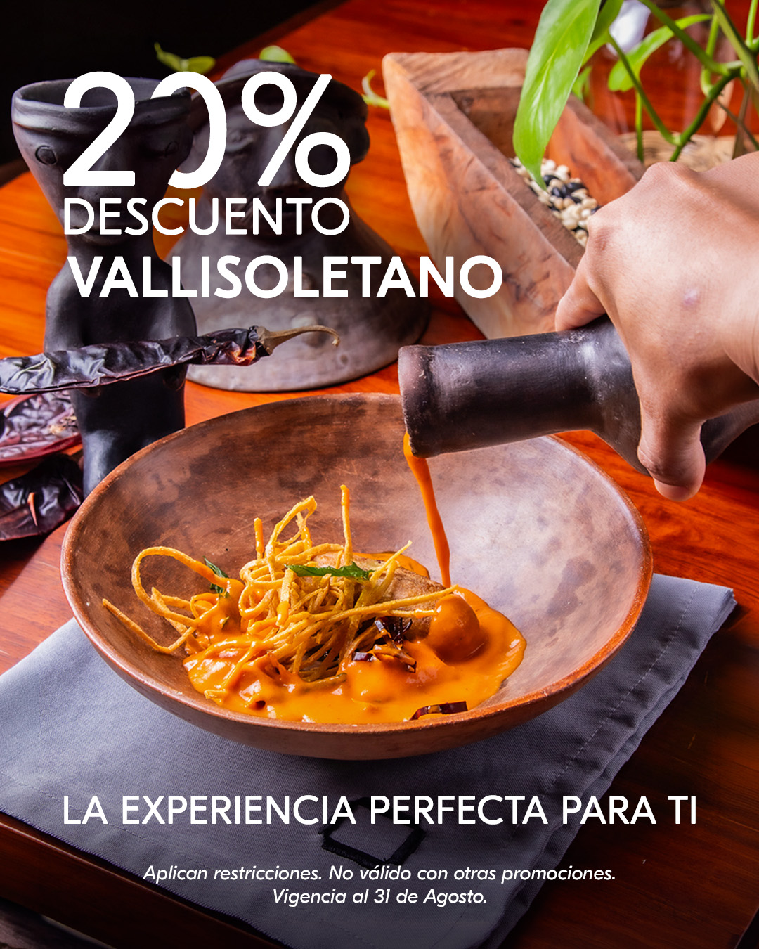 Mestizo - Misterio Culinario Facebook ad: El fuego de Mestizo pertenece a quienes caminan…