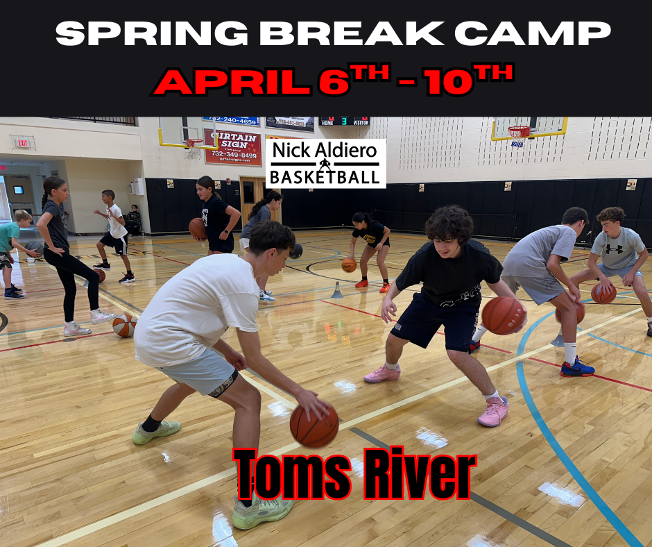 Nick Aldiero Basketball LLC Facebook ad: April 6th - 10th Basketball Camp in Toms River